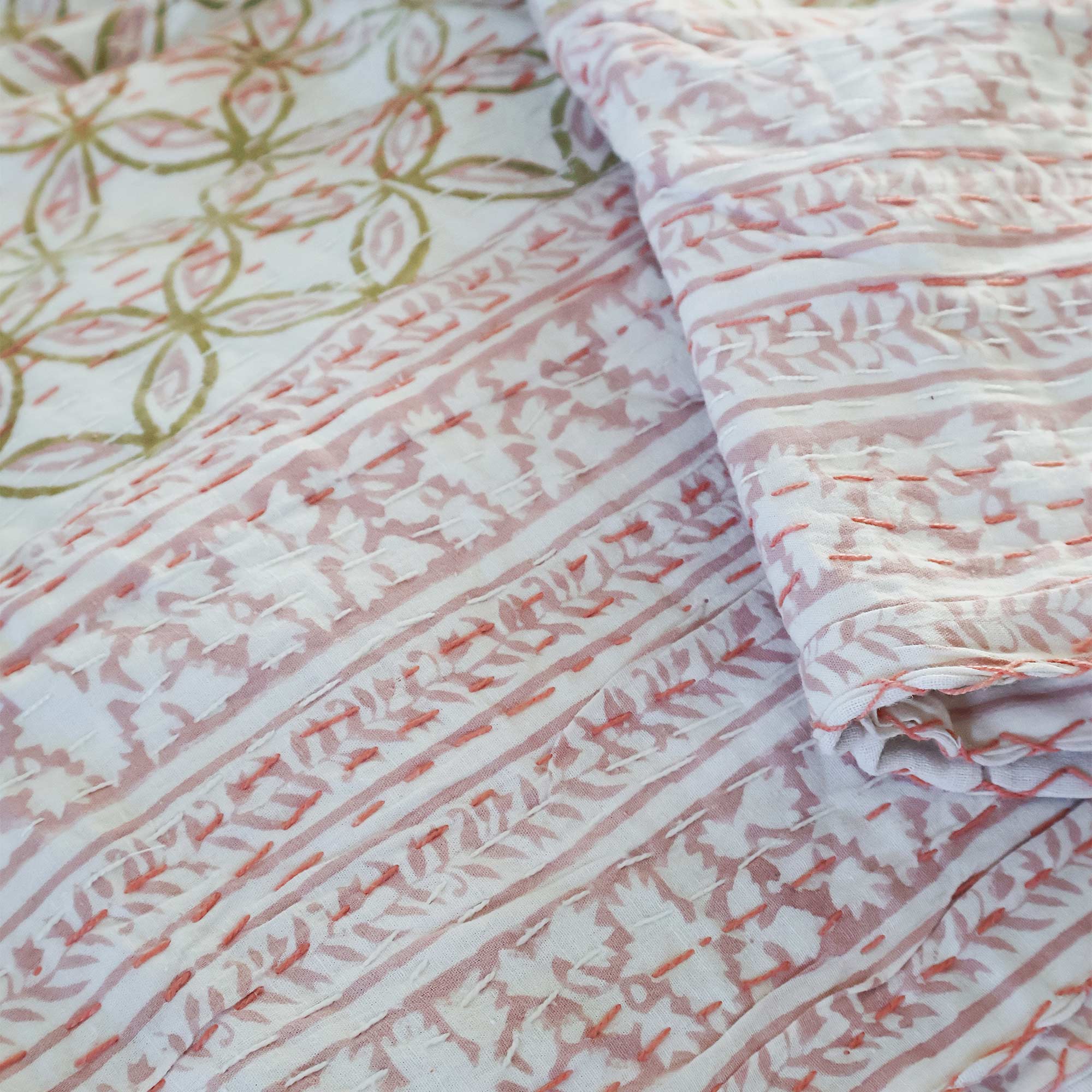 Abundance Kantha Throw