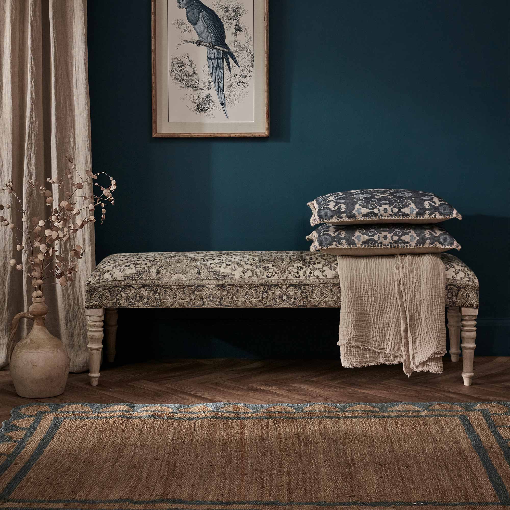 Ananya Blue Scallop Rug