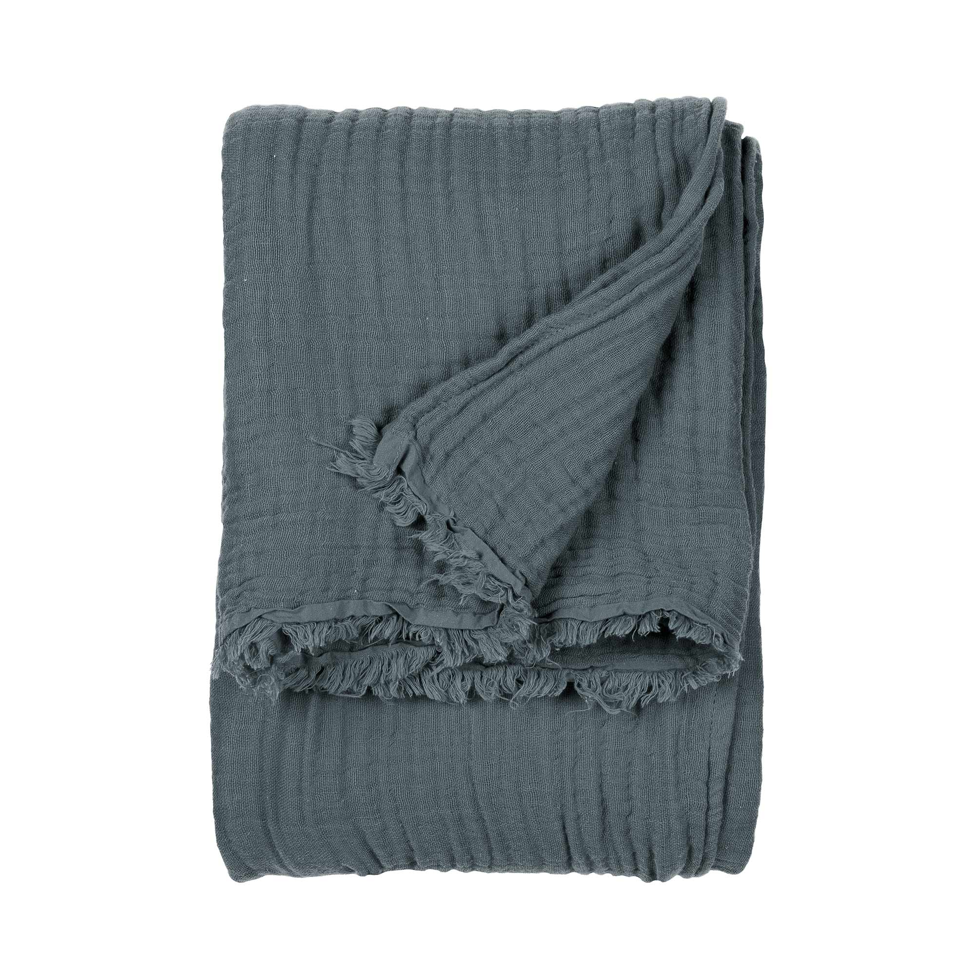 Morning Lark Throw, in French Blue
