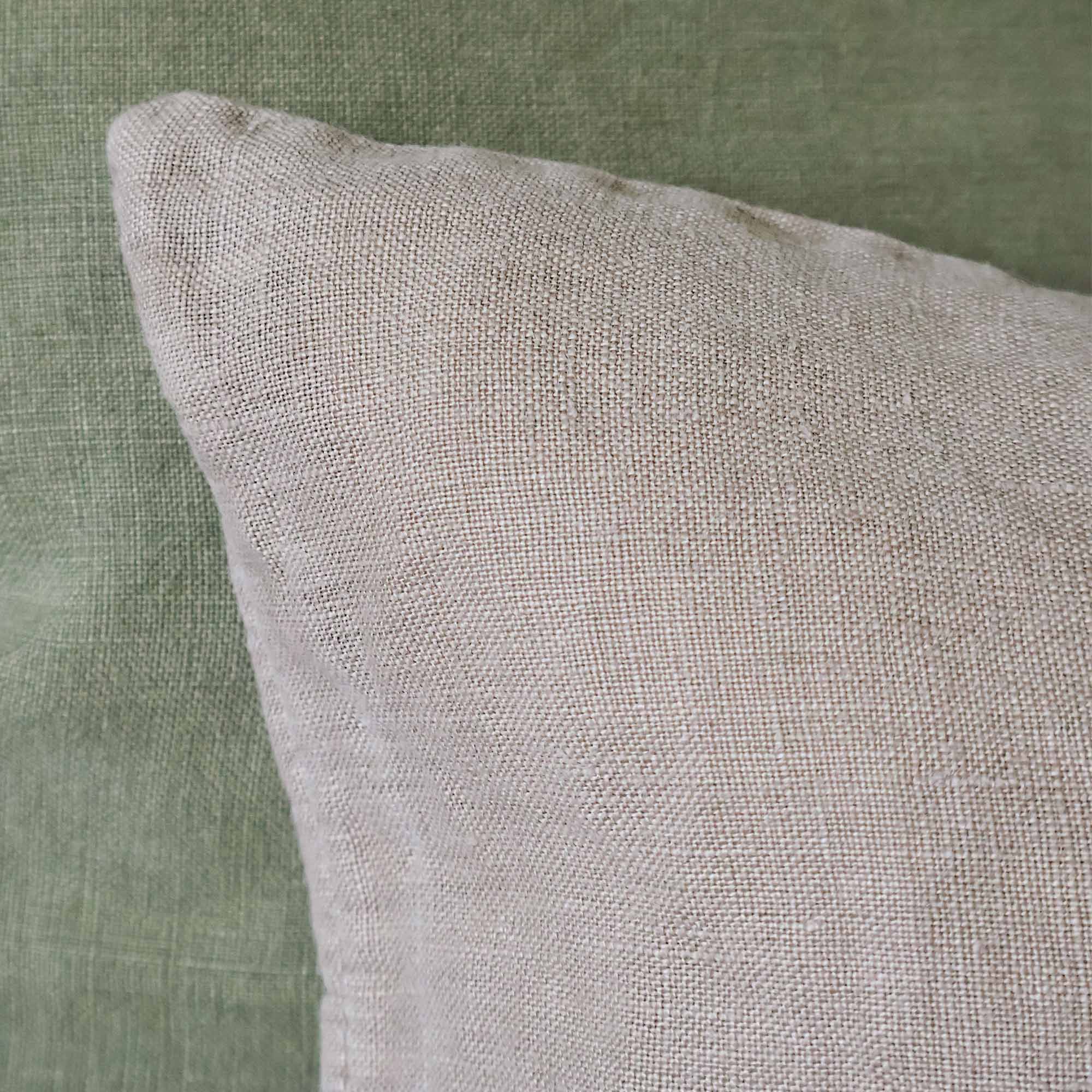 Artists Linen Cushion in Potters Slip