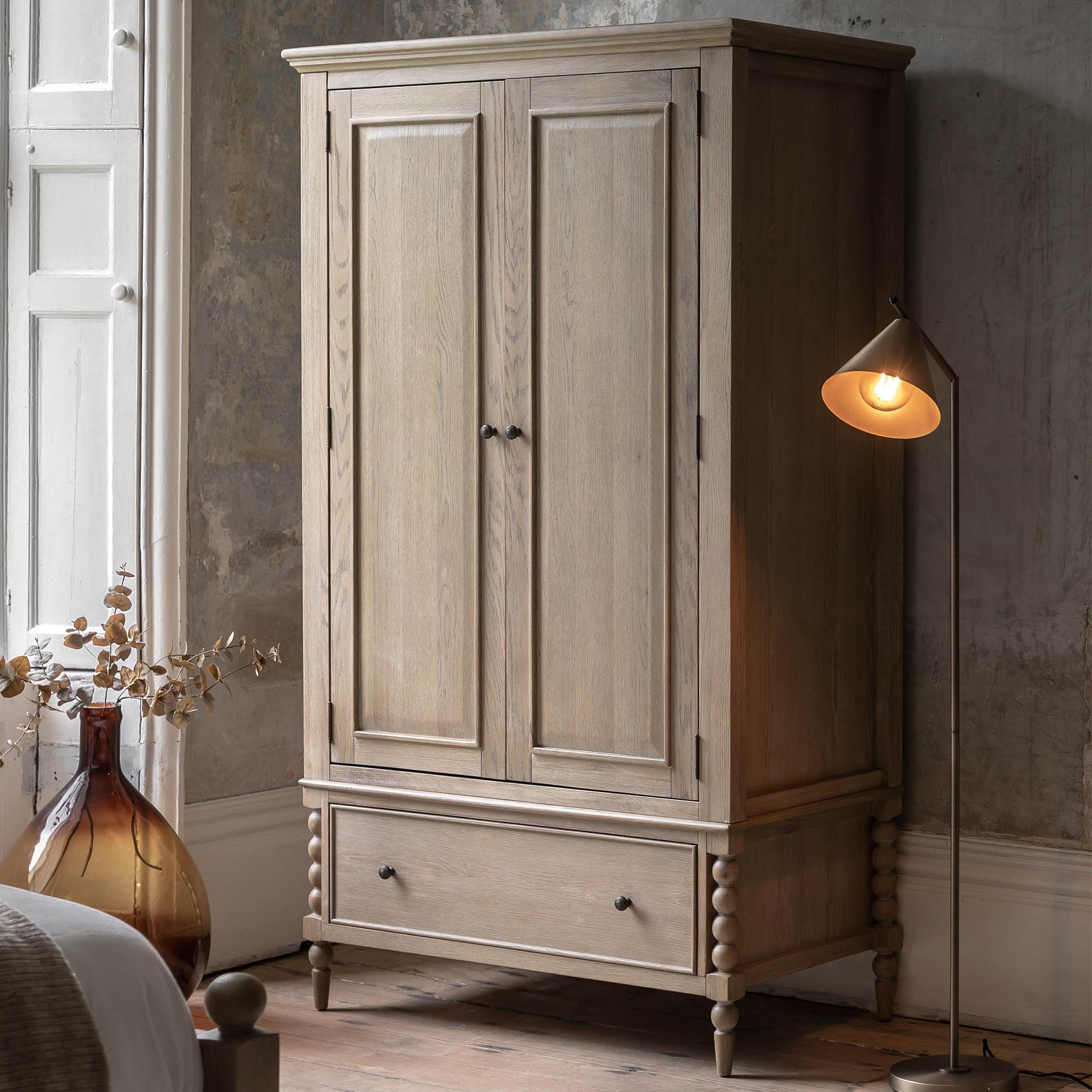 Bobbin 2-Door Armoire