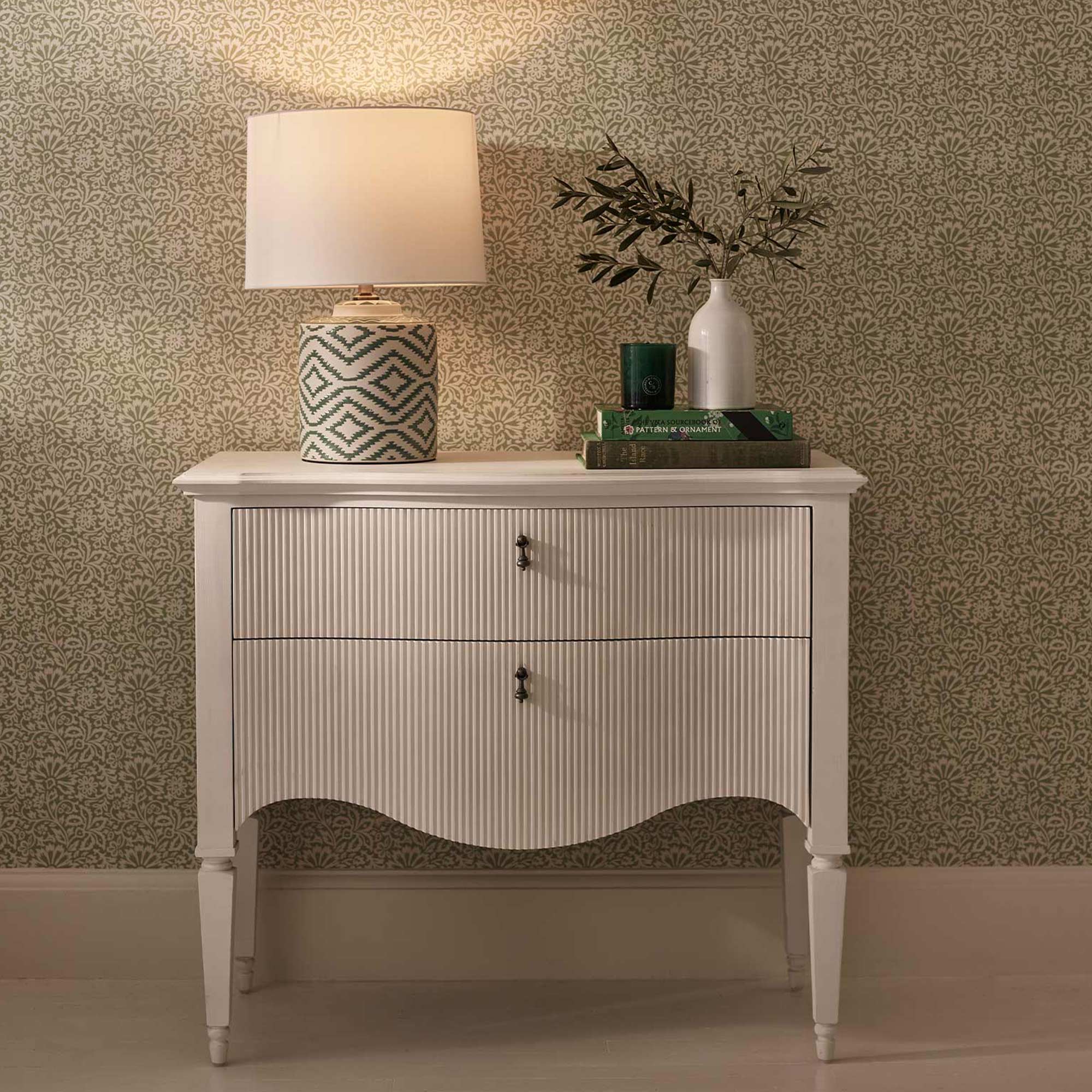white drawers 