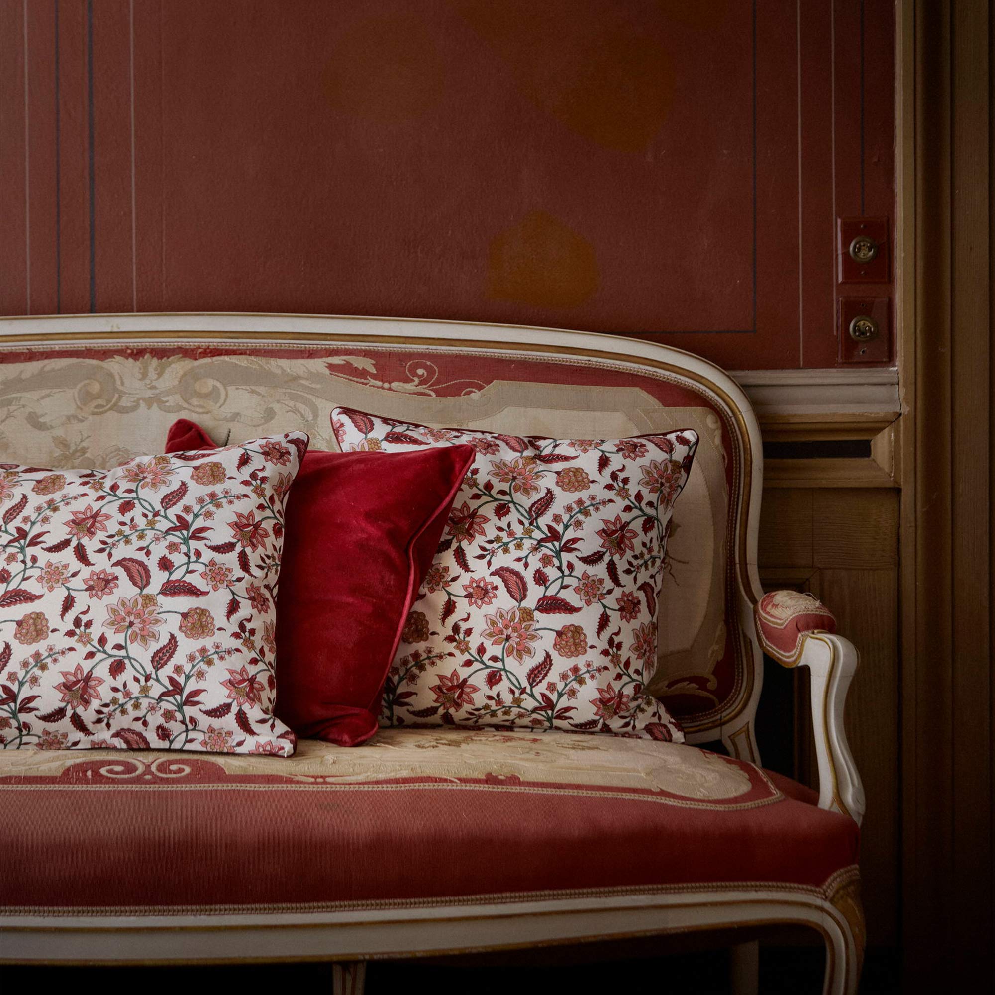 Botanical Berry Cushion