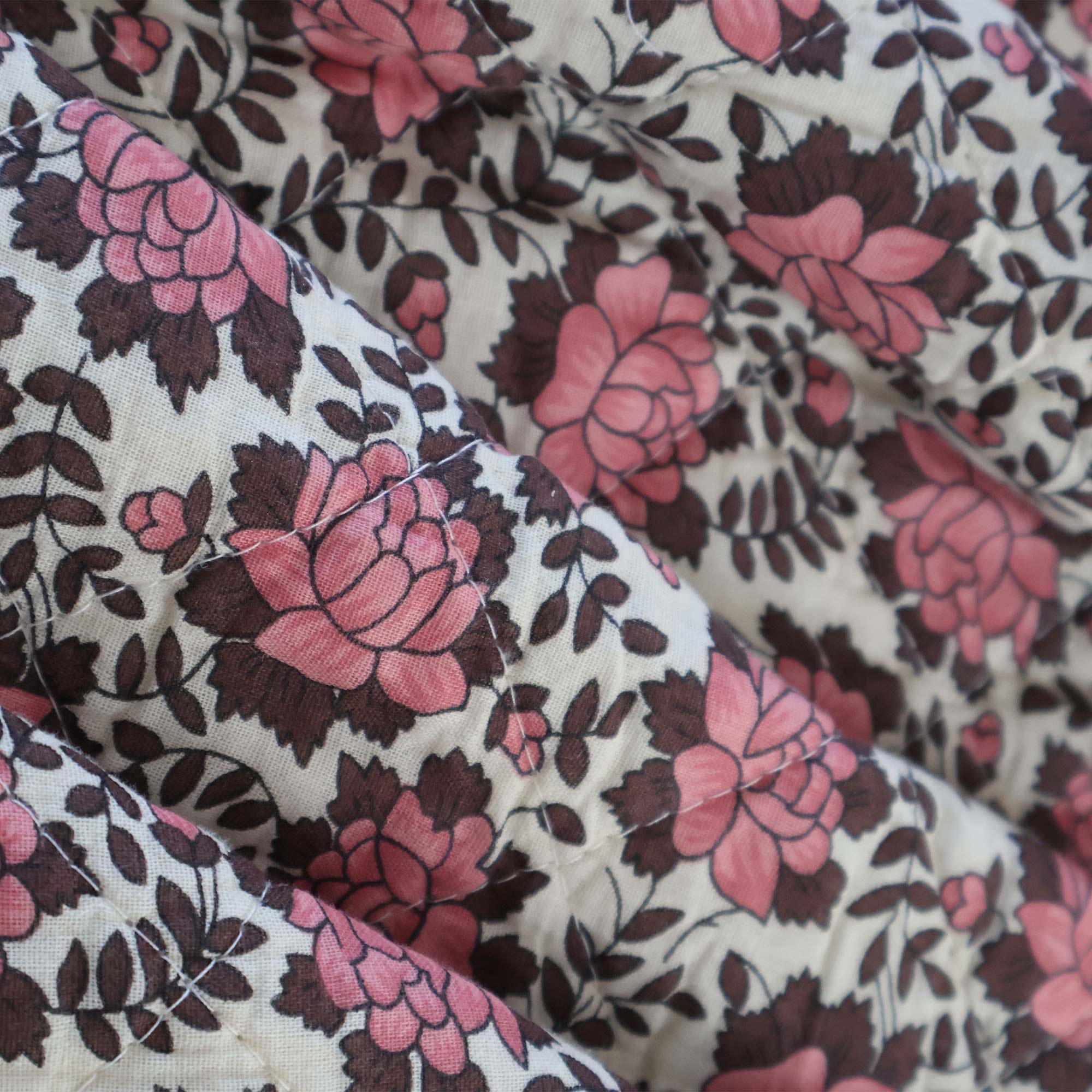 Tilly Floral Cotton Bedspread