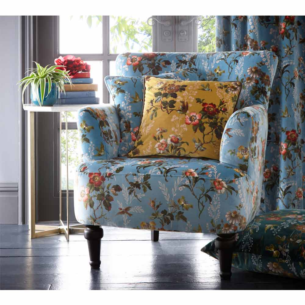 Luxury Floral Pattern Chair