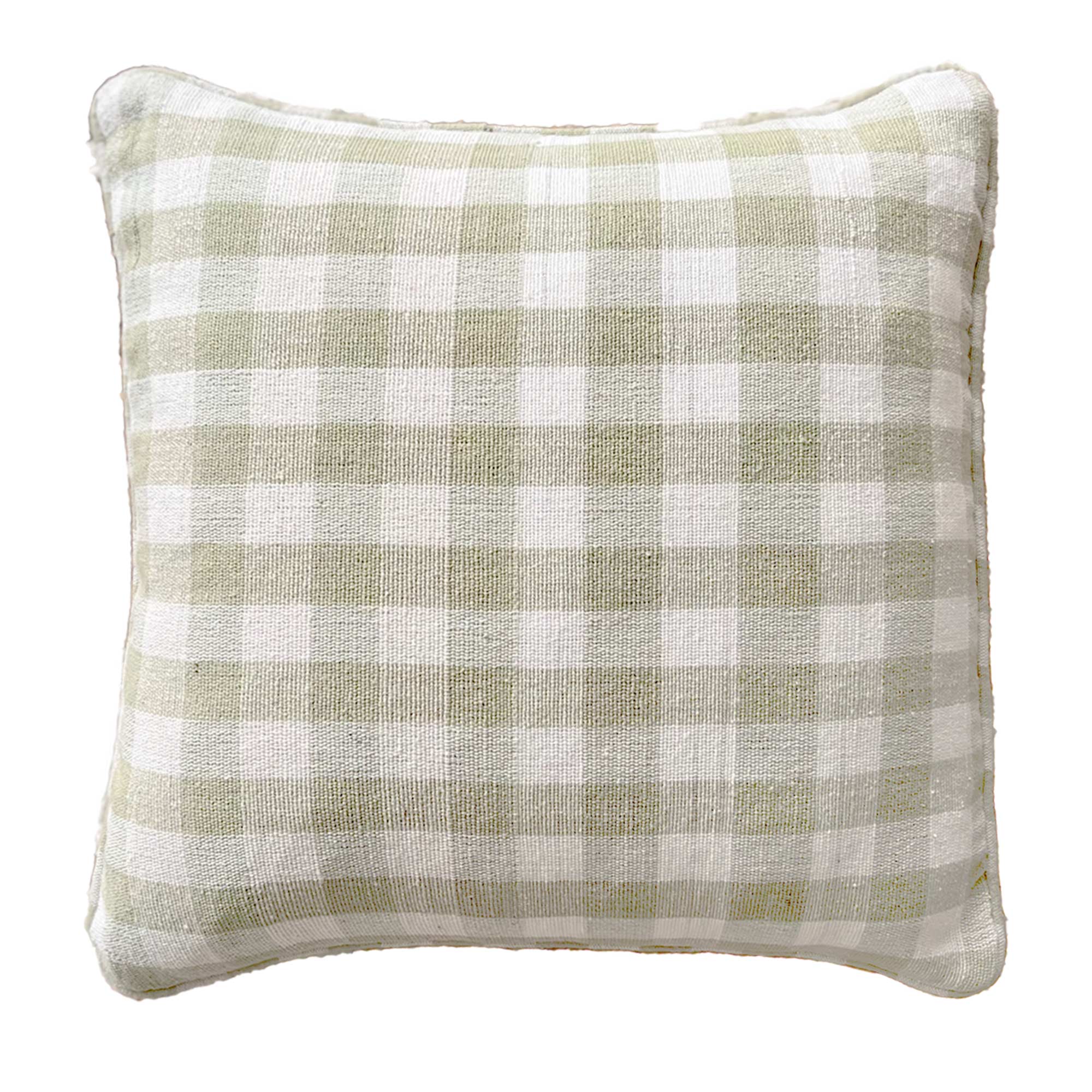Cushion in a Classic Green Check