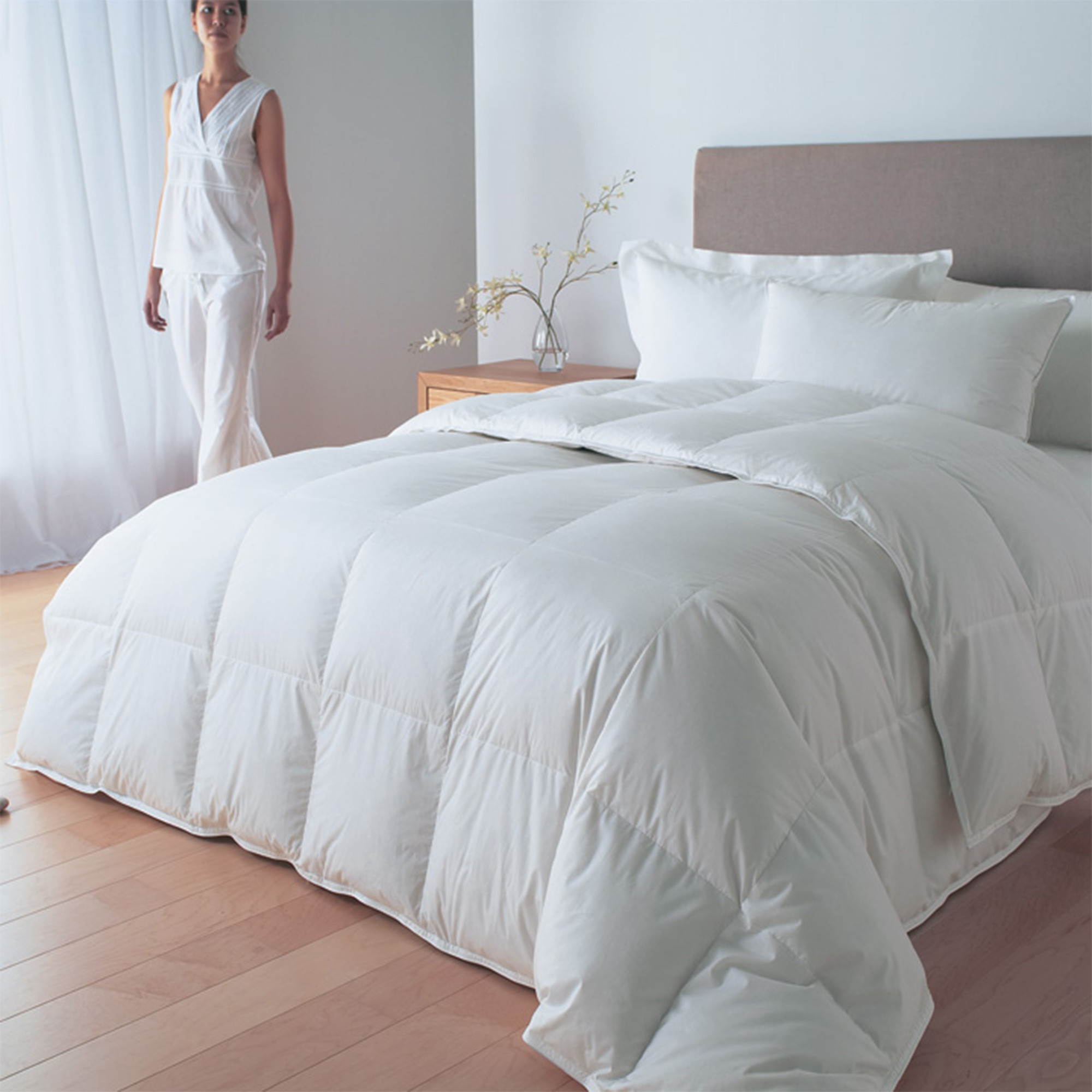 white duvet 