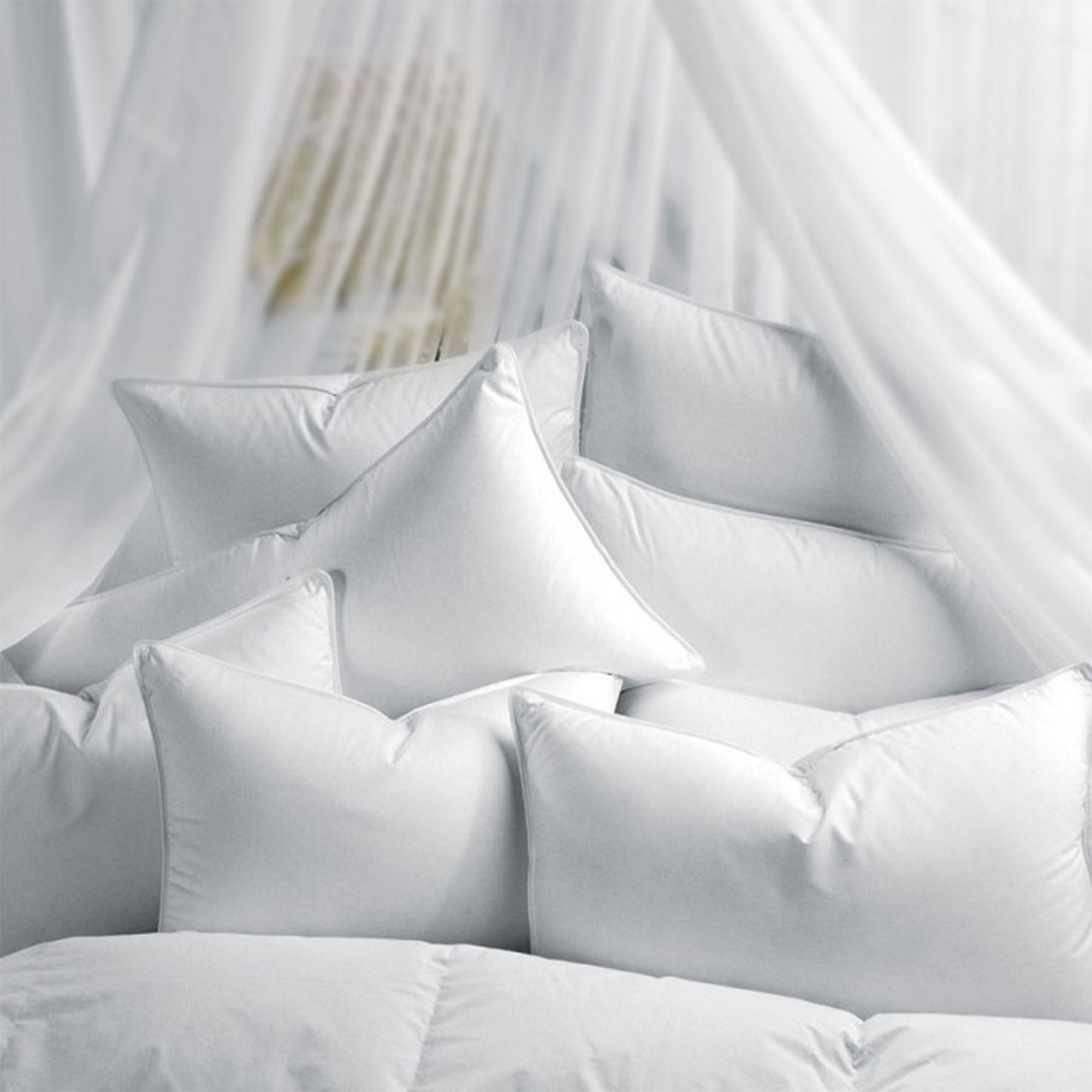 White Microfibre Pillow