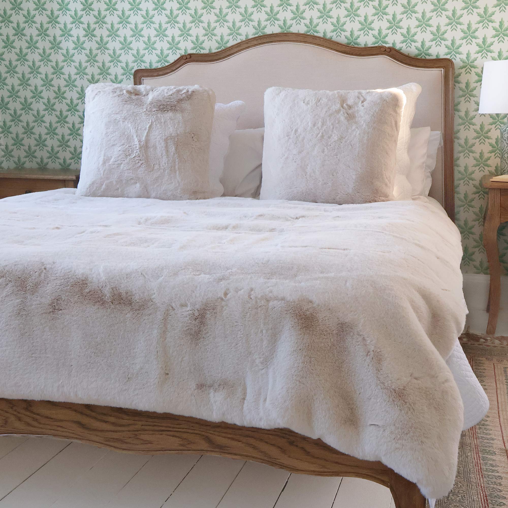 Duchenne Smile Faux Fur Throw