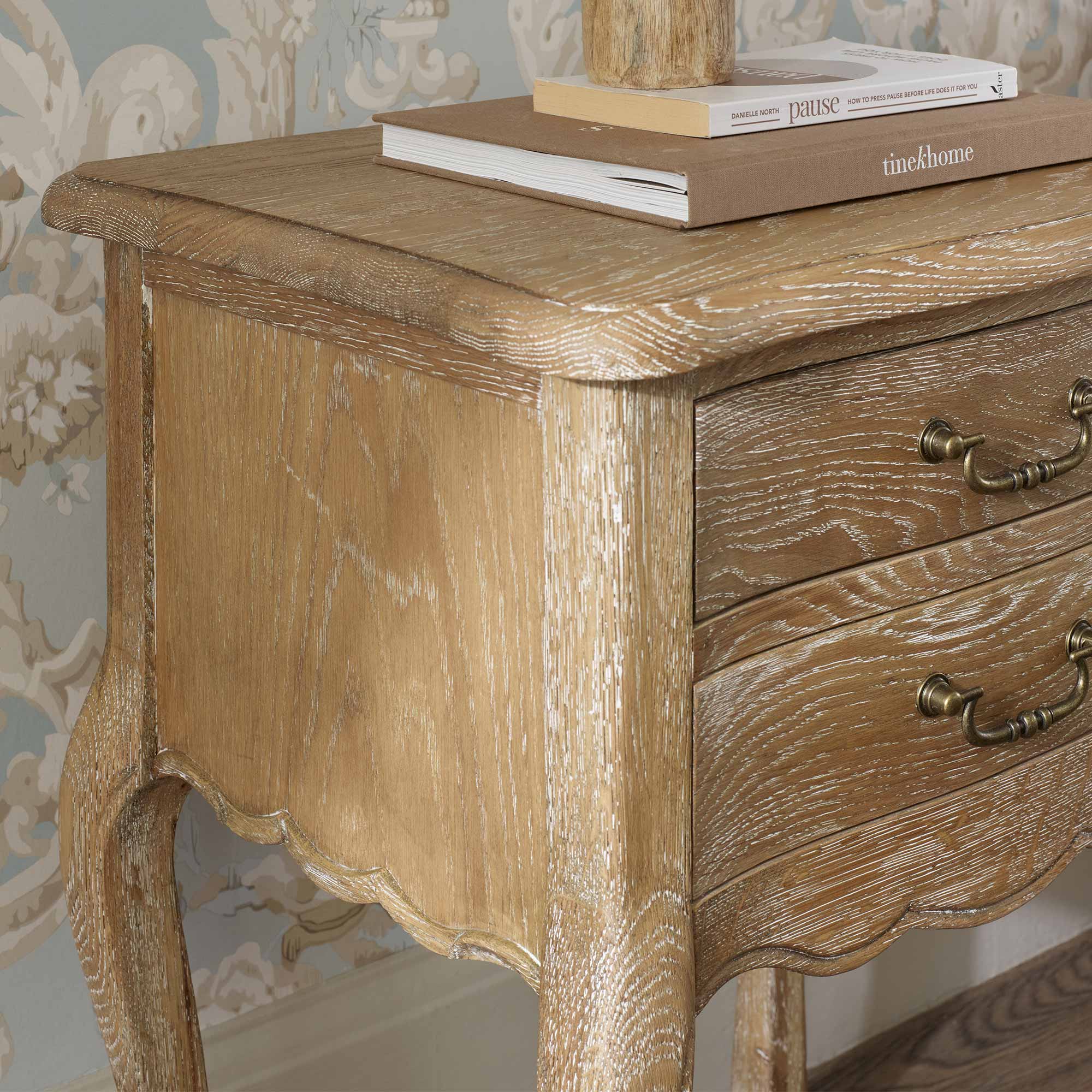 French Romance Bedside Table