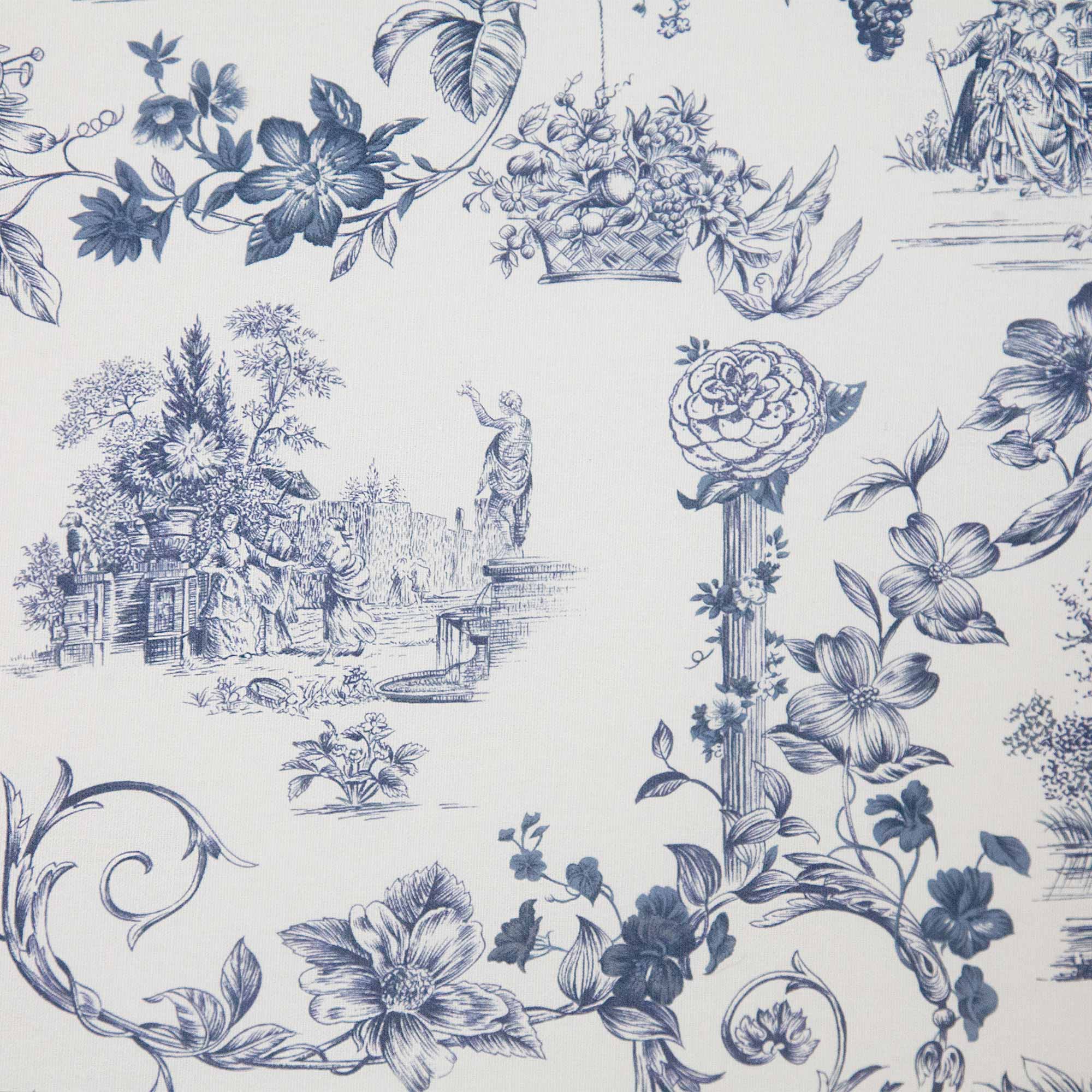 French Toile Tote Bag