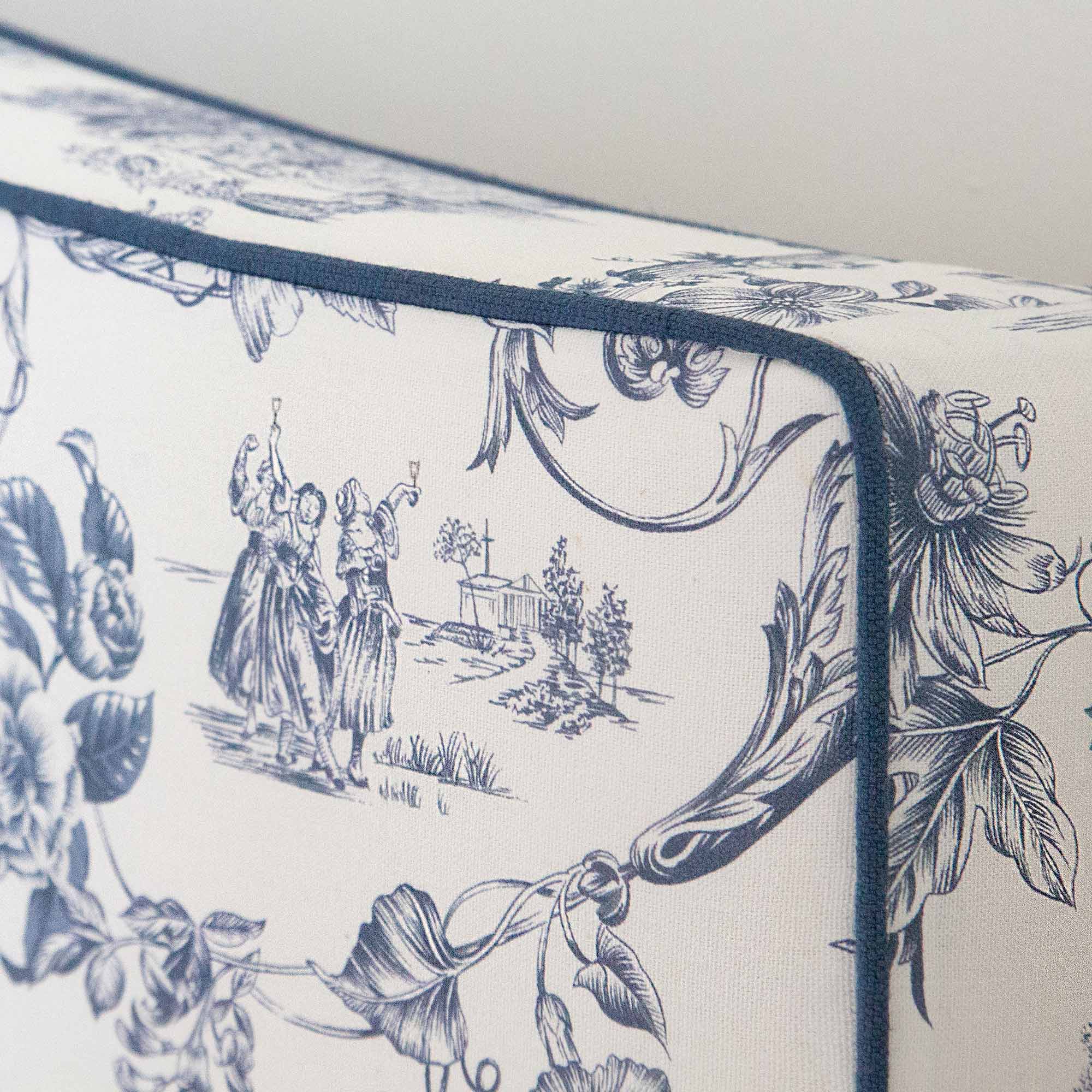 French Toile Fabric Sample