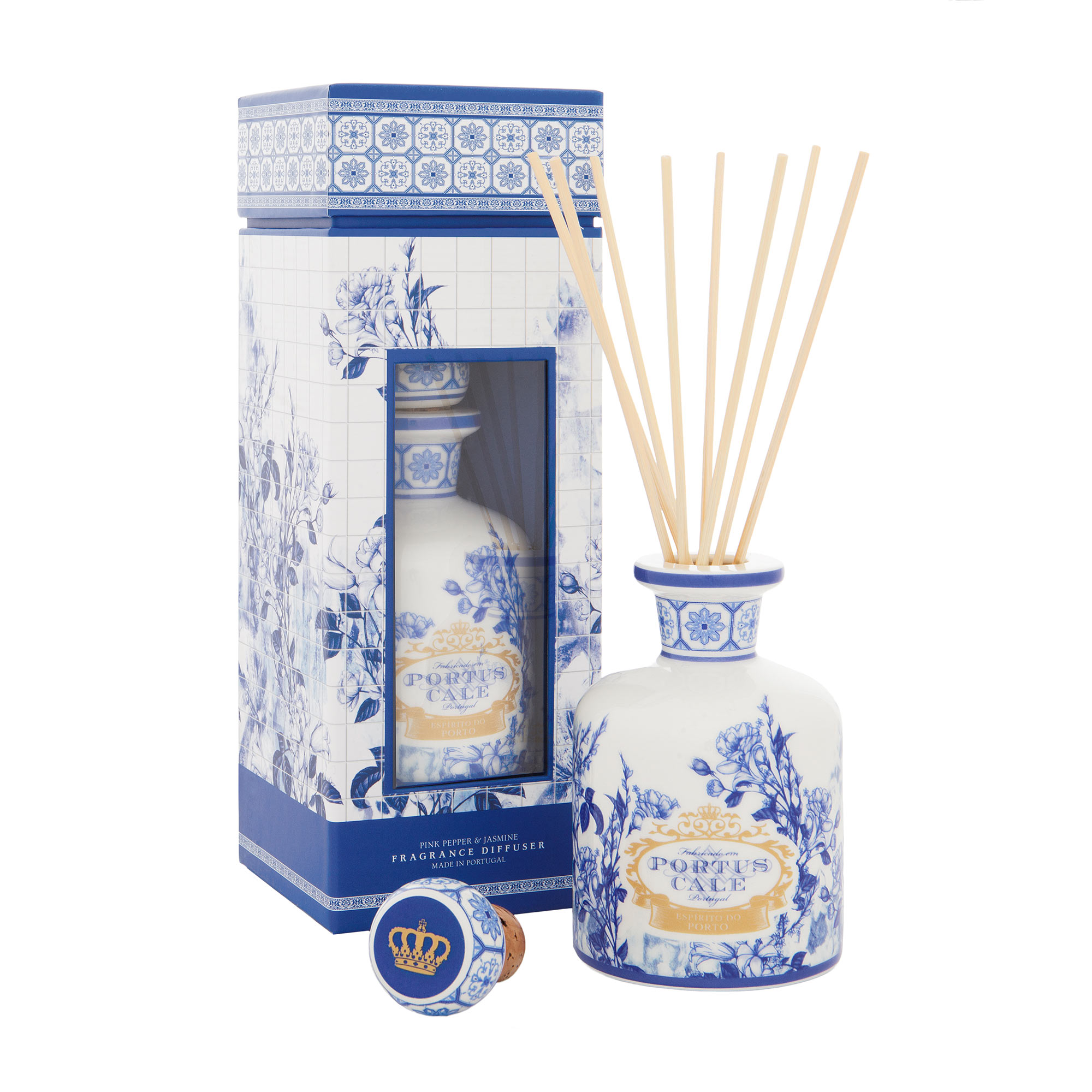 Gold & Blue Ceramic Diffuser Room Fragrance