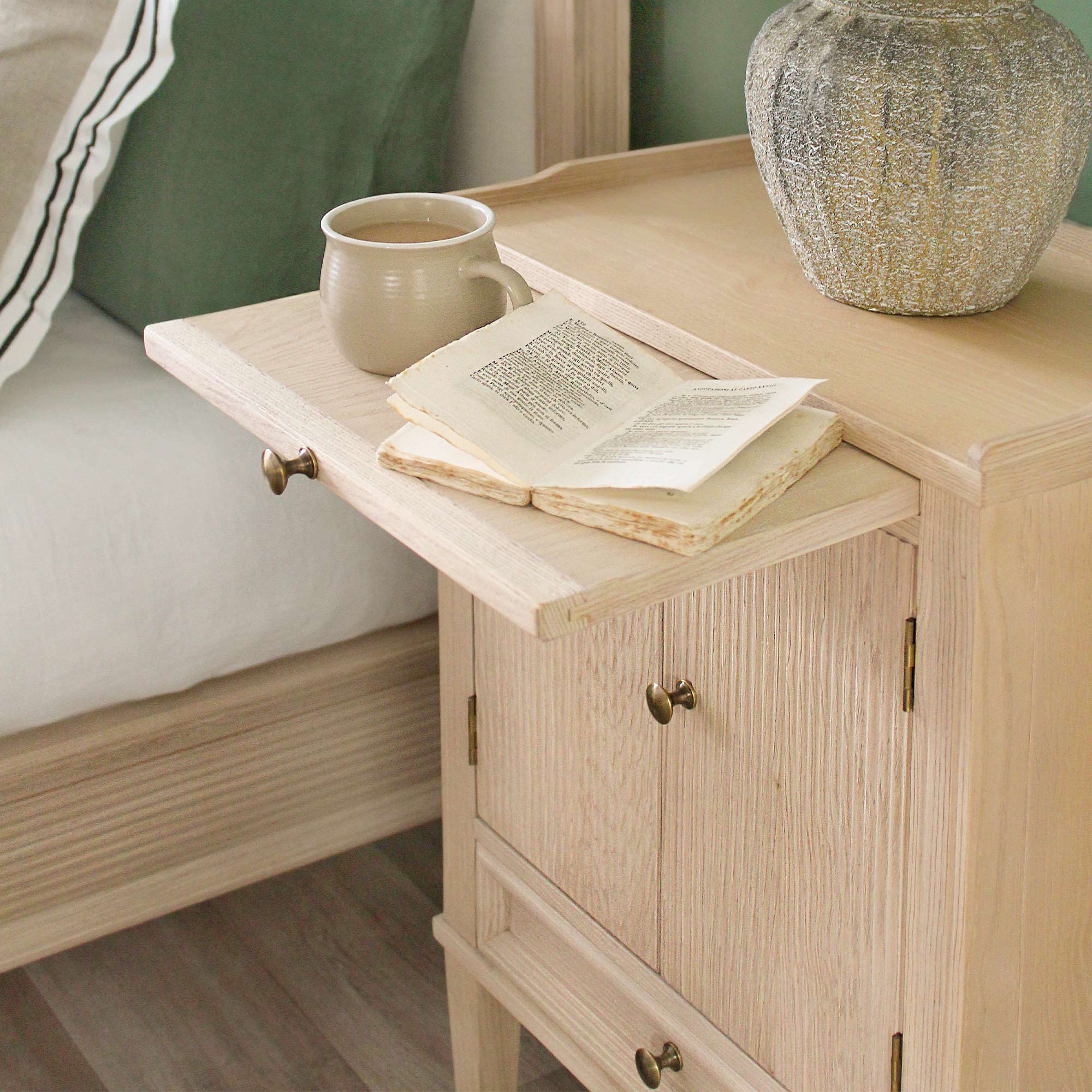 Gustavian Bedside Cabinet