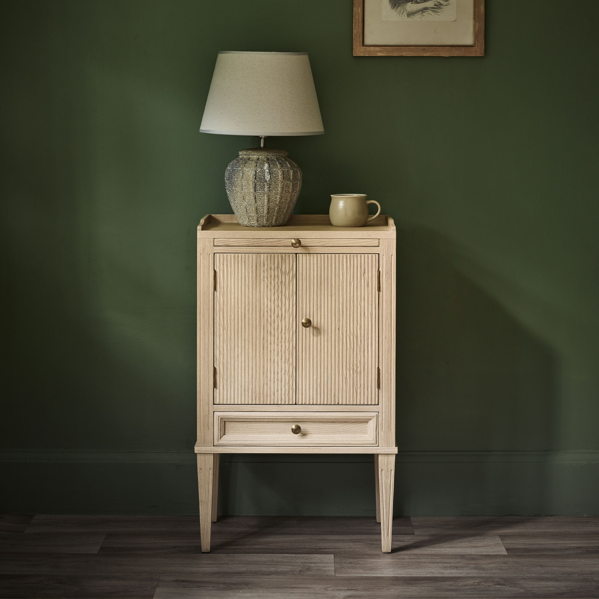 Gustavian Bedside Cabinet