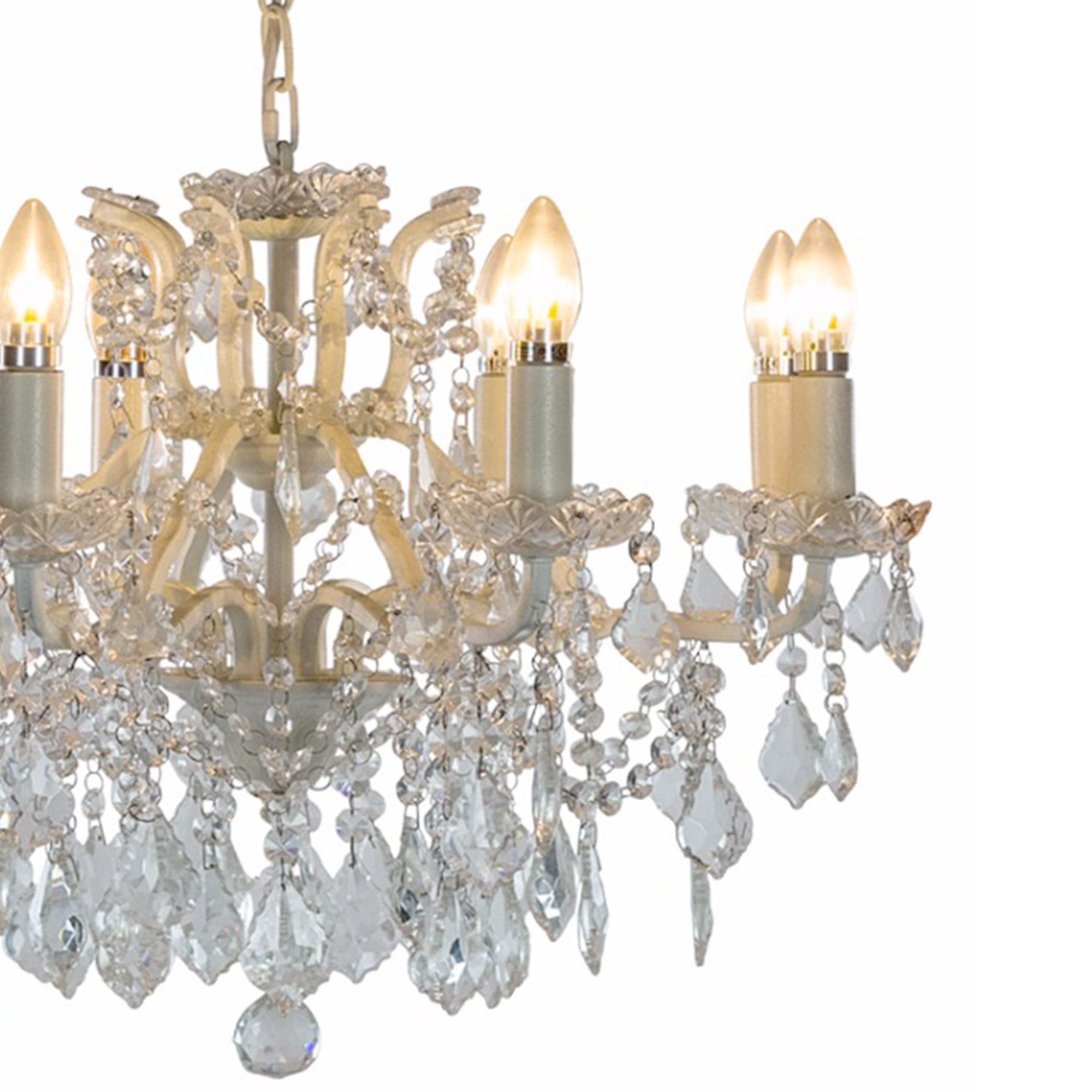 La Petite Chambery 8-Arm French Chandelier