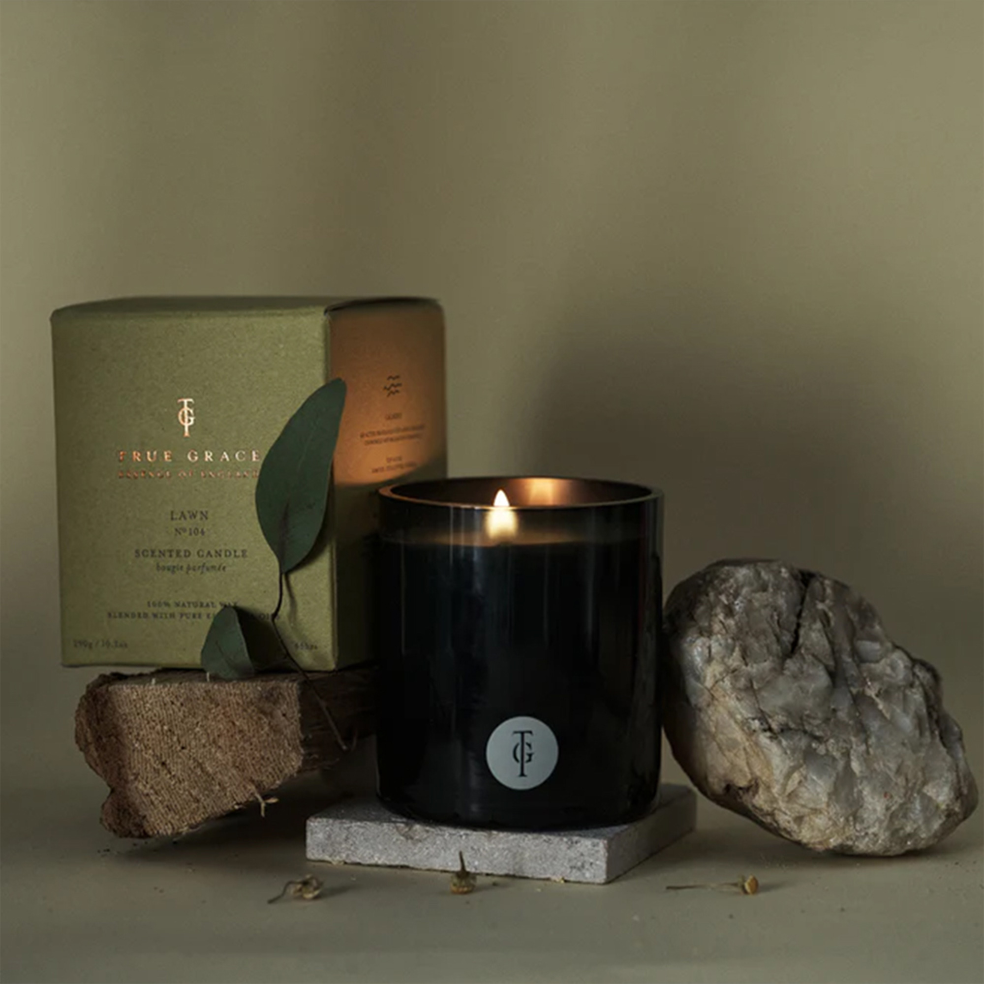 Lawn Scented Aromatherapy Candle, by True Grace