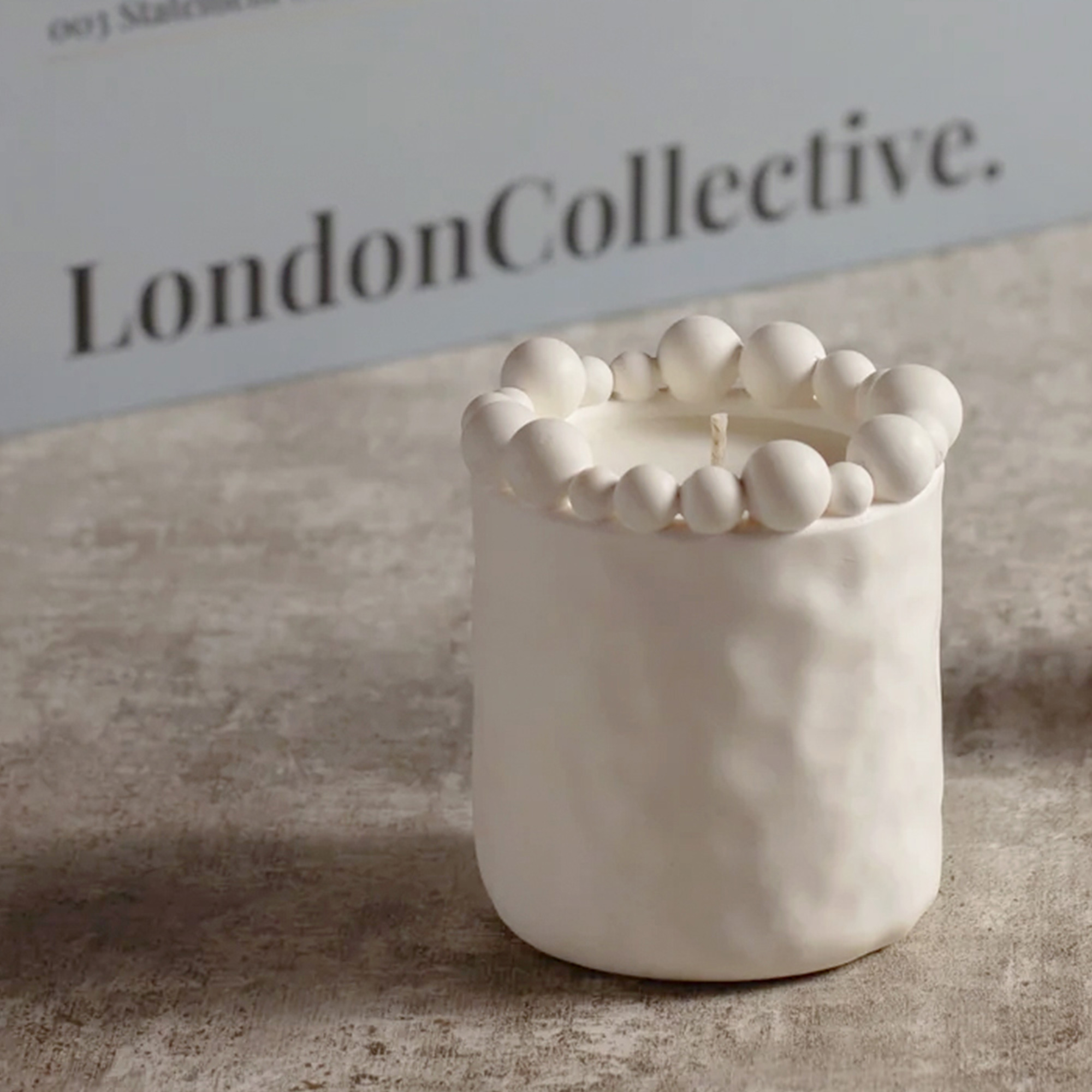 Beaded Candle, by London Collective