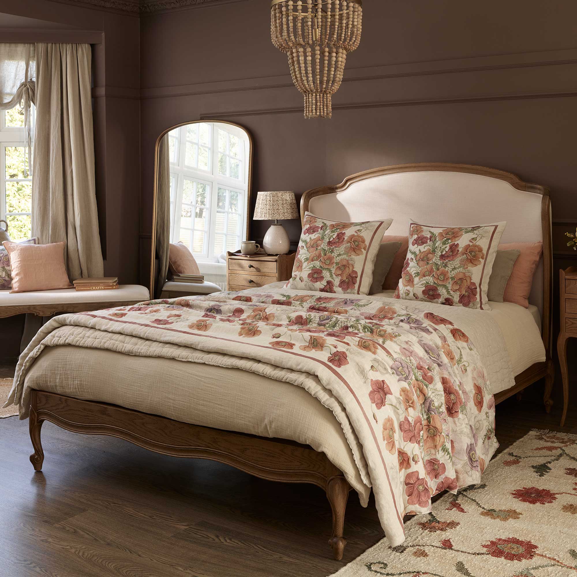 Love Story Cocoon Linen Upholstered Bed