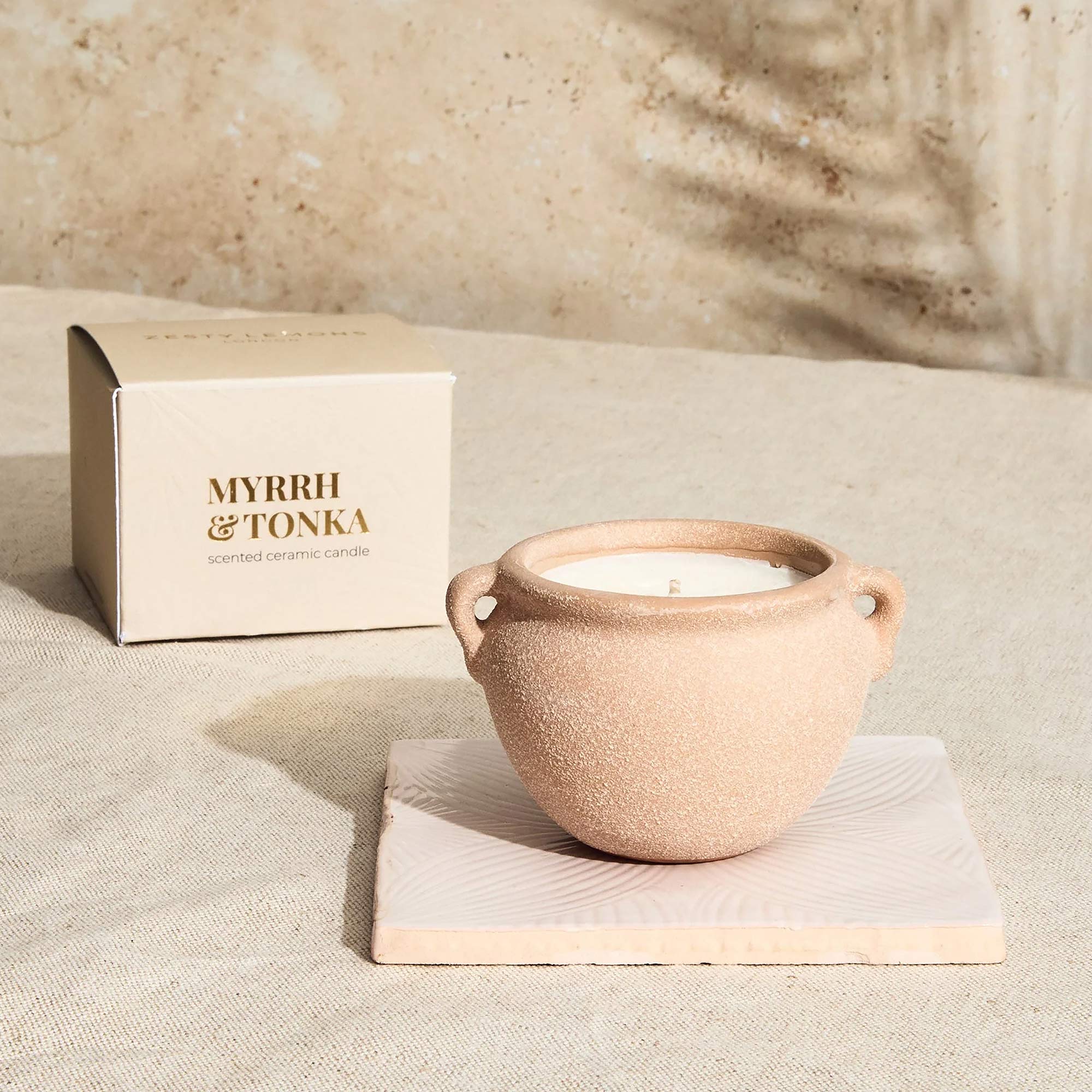 Myrrh & Tonka Ceramic Candle 