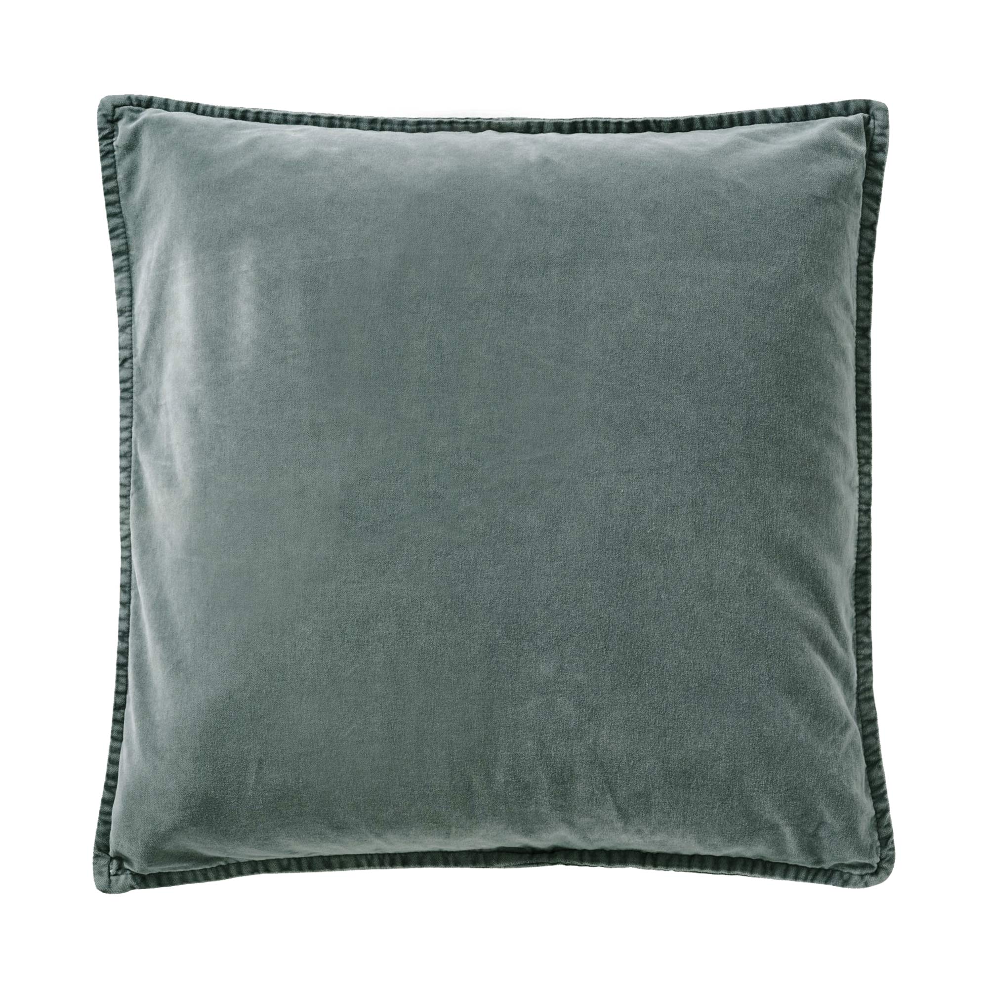 Velvet Cushion in Light Blue