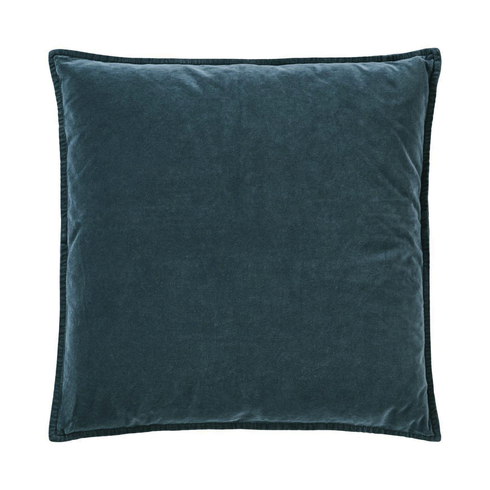 Velvet Cushion in Dark Blue