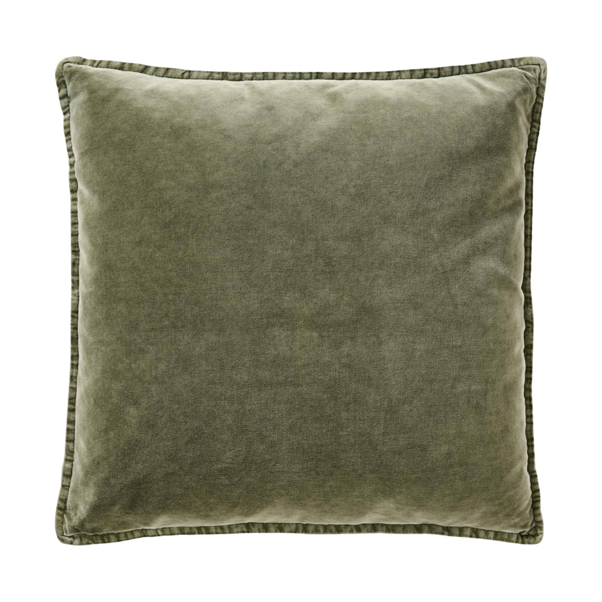 Velvet Cushion in Green