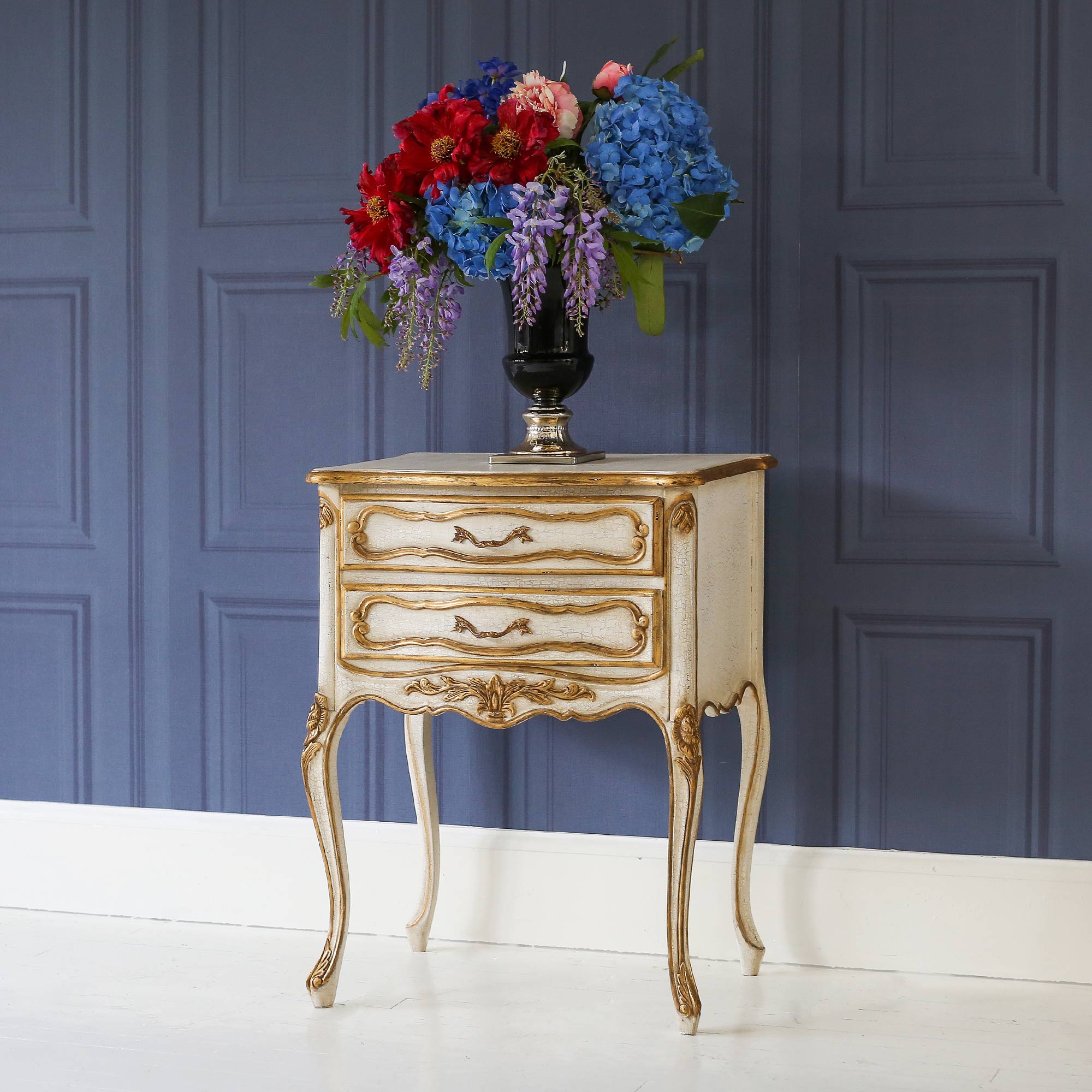 Palais Royal 2-Drawer French Bedside Table