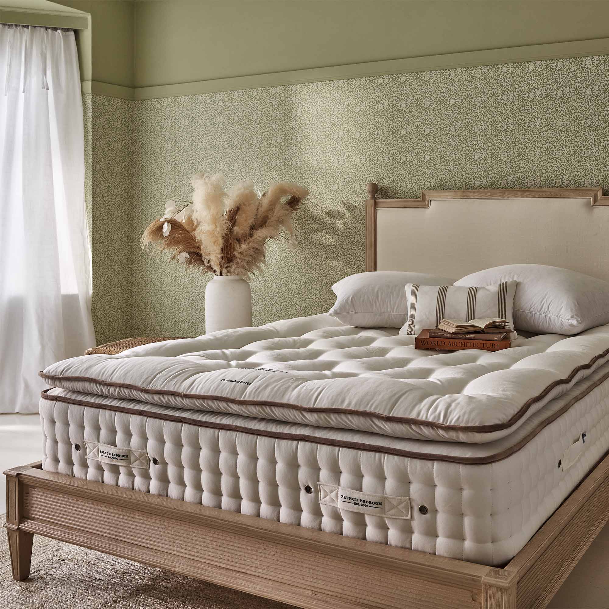 cream mattress 