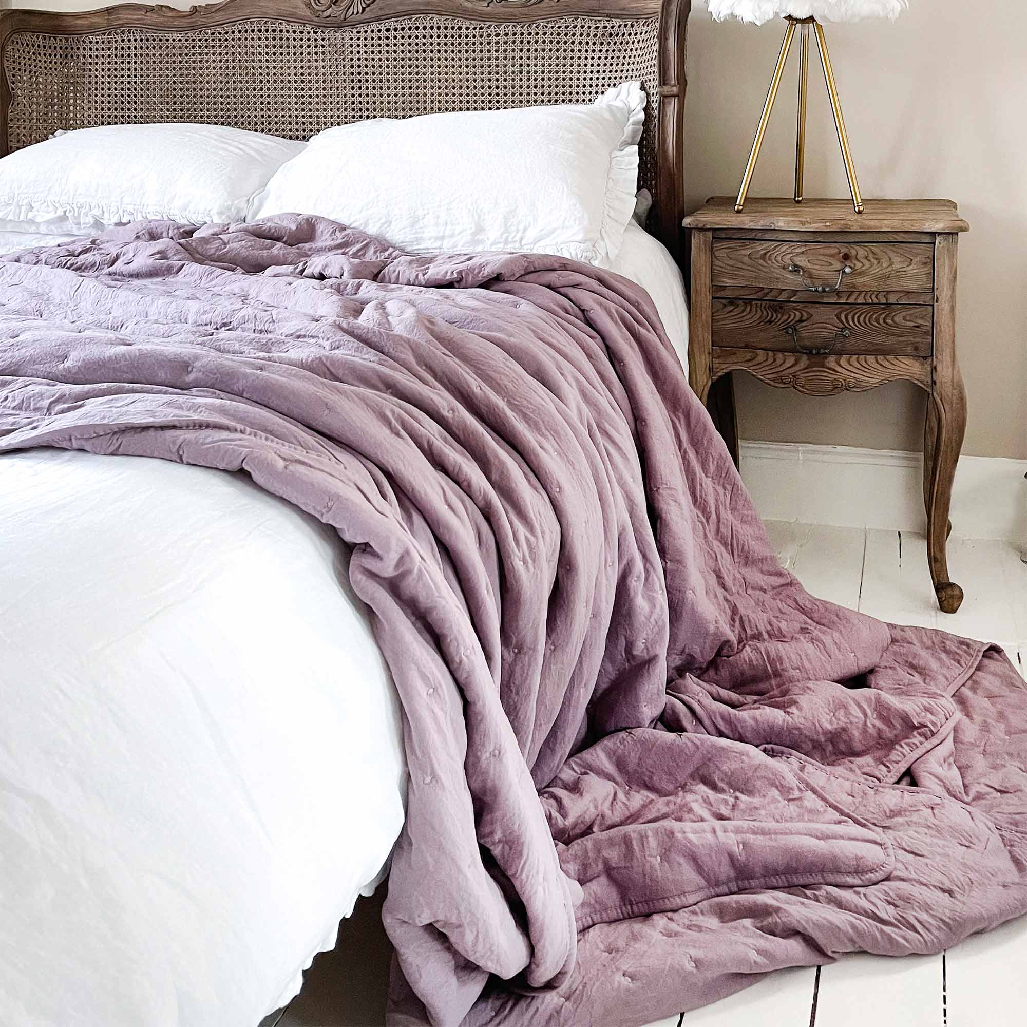 Soft Pink Bedspread