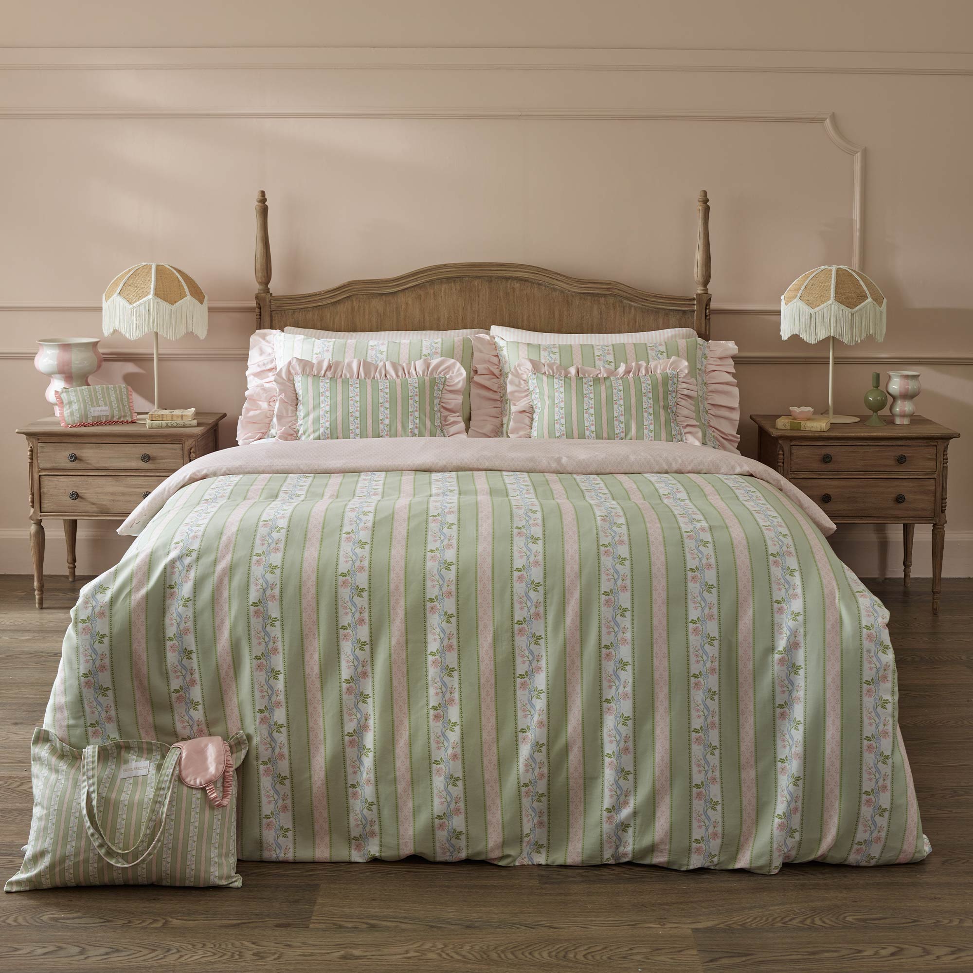 Regency Rose Boudoir Ruffle Cushion
