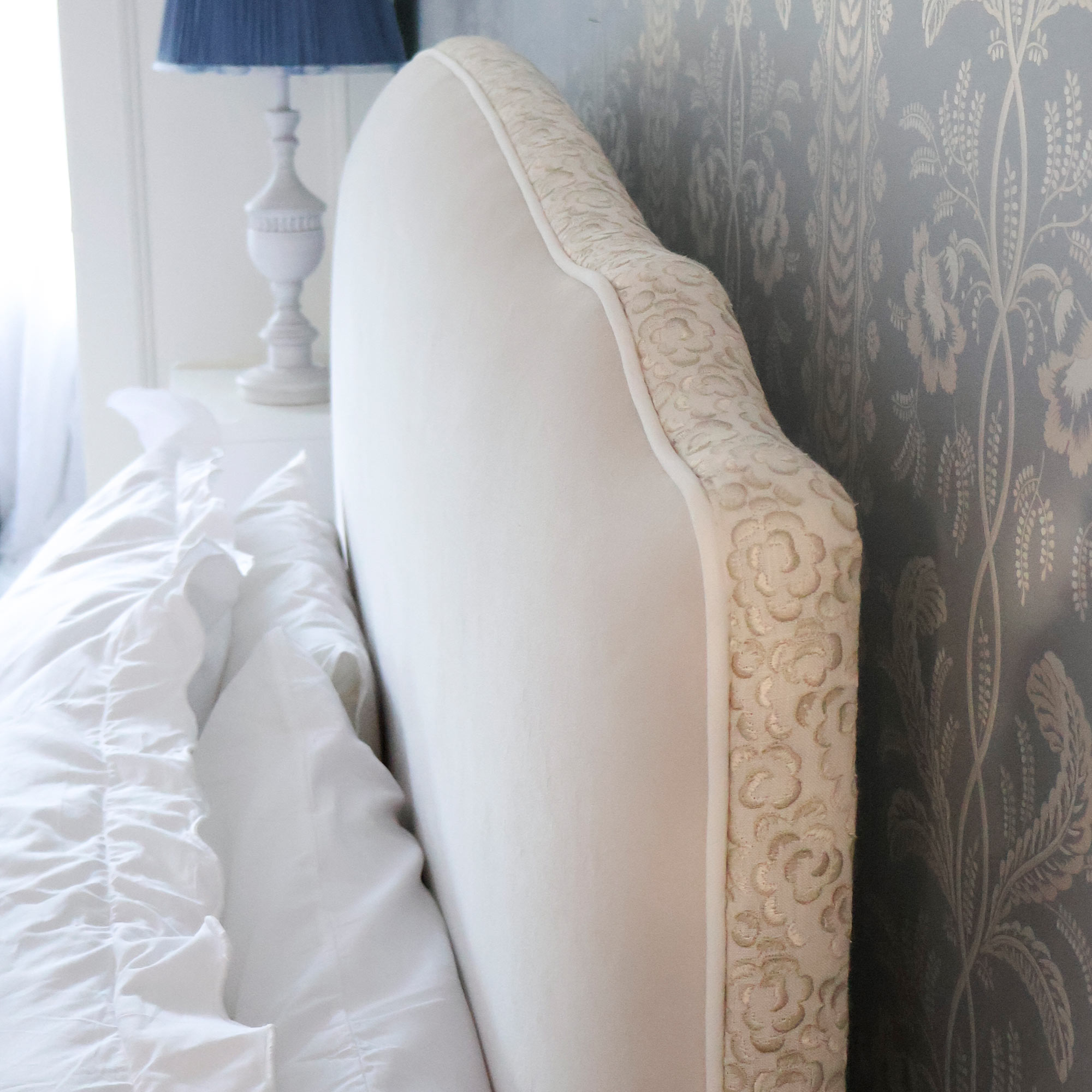 Cloud Dreamer Velvet Upholstered Bed