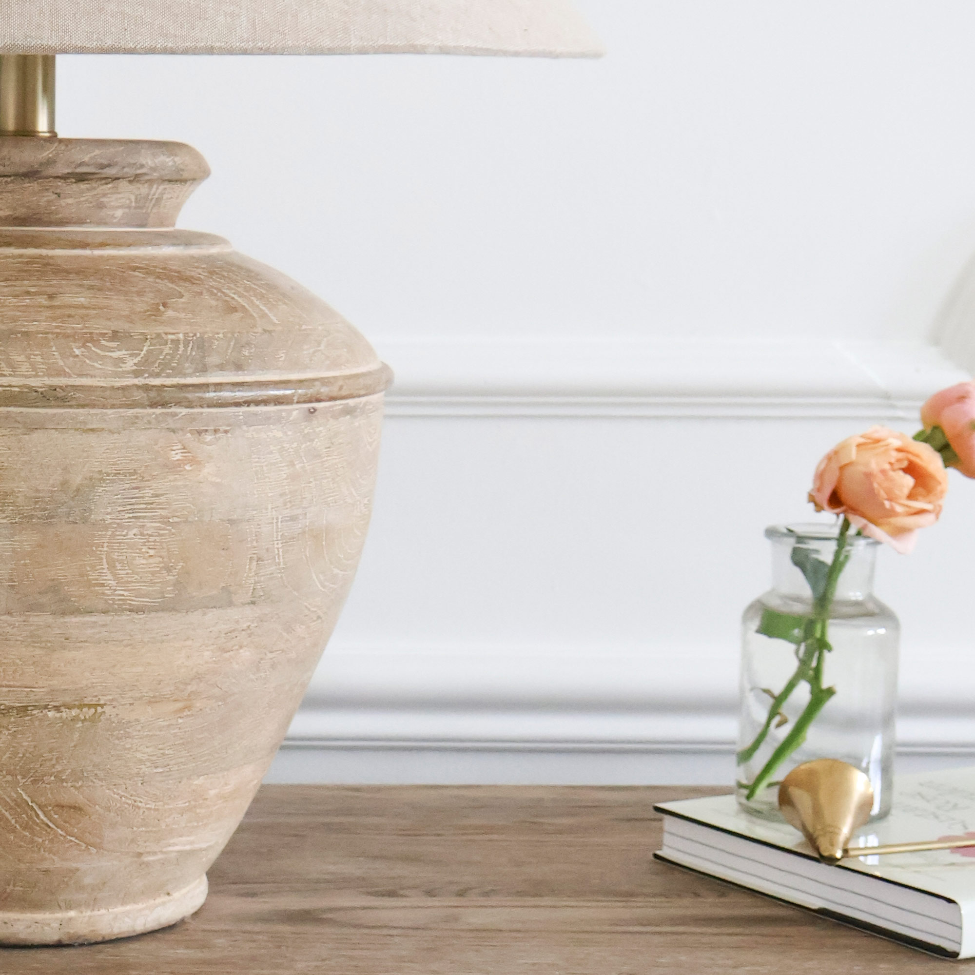 Autumn Moments Wooden Table Lamp