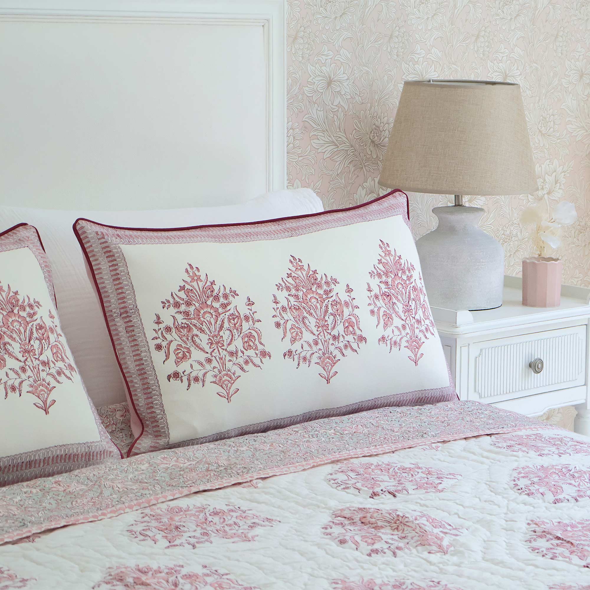Roza Petal Pink Cushion