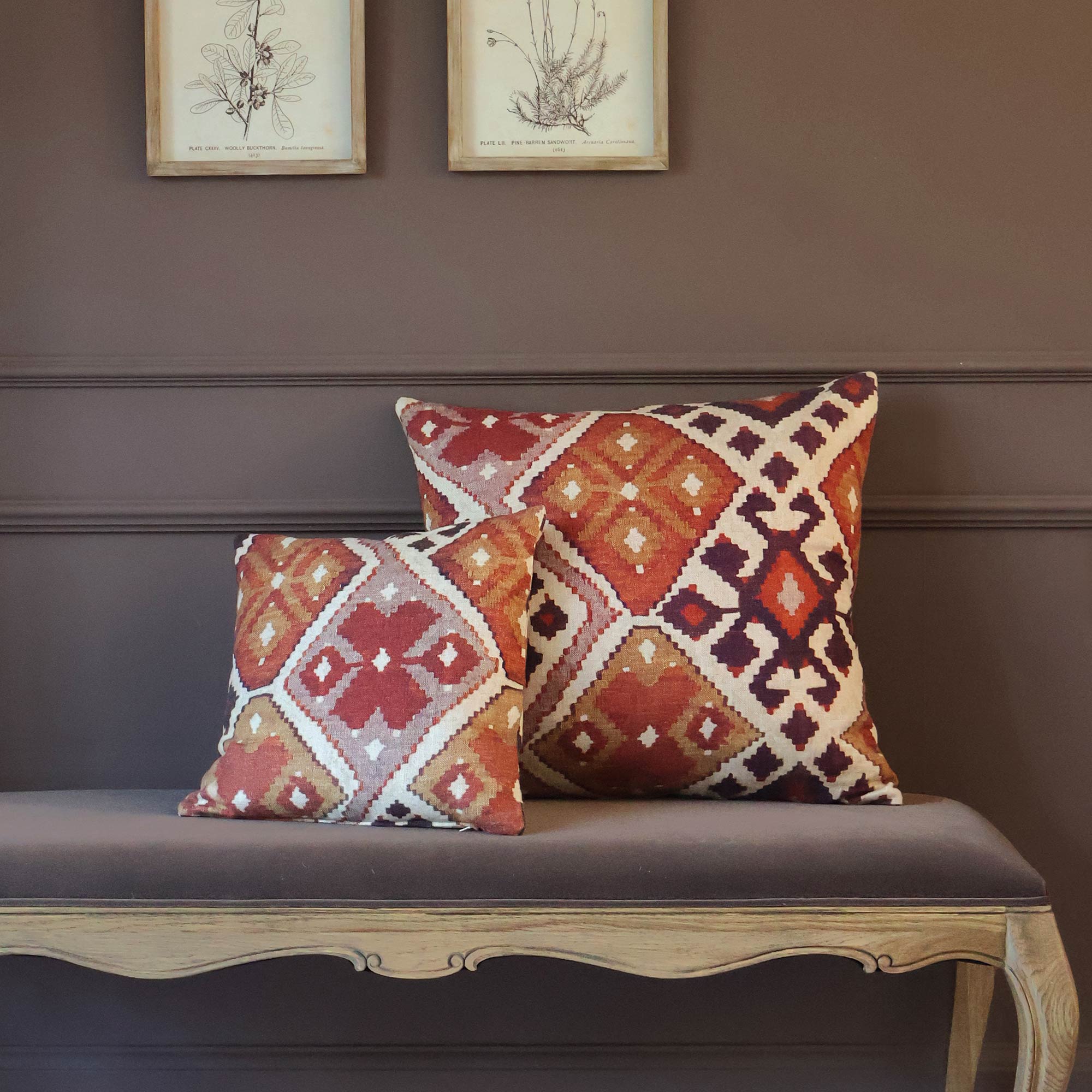 Rustica Kilim Ikat Cushion