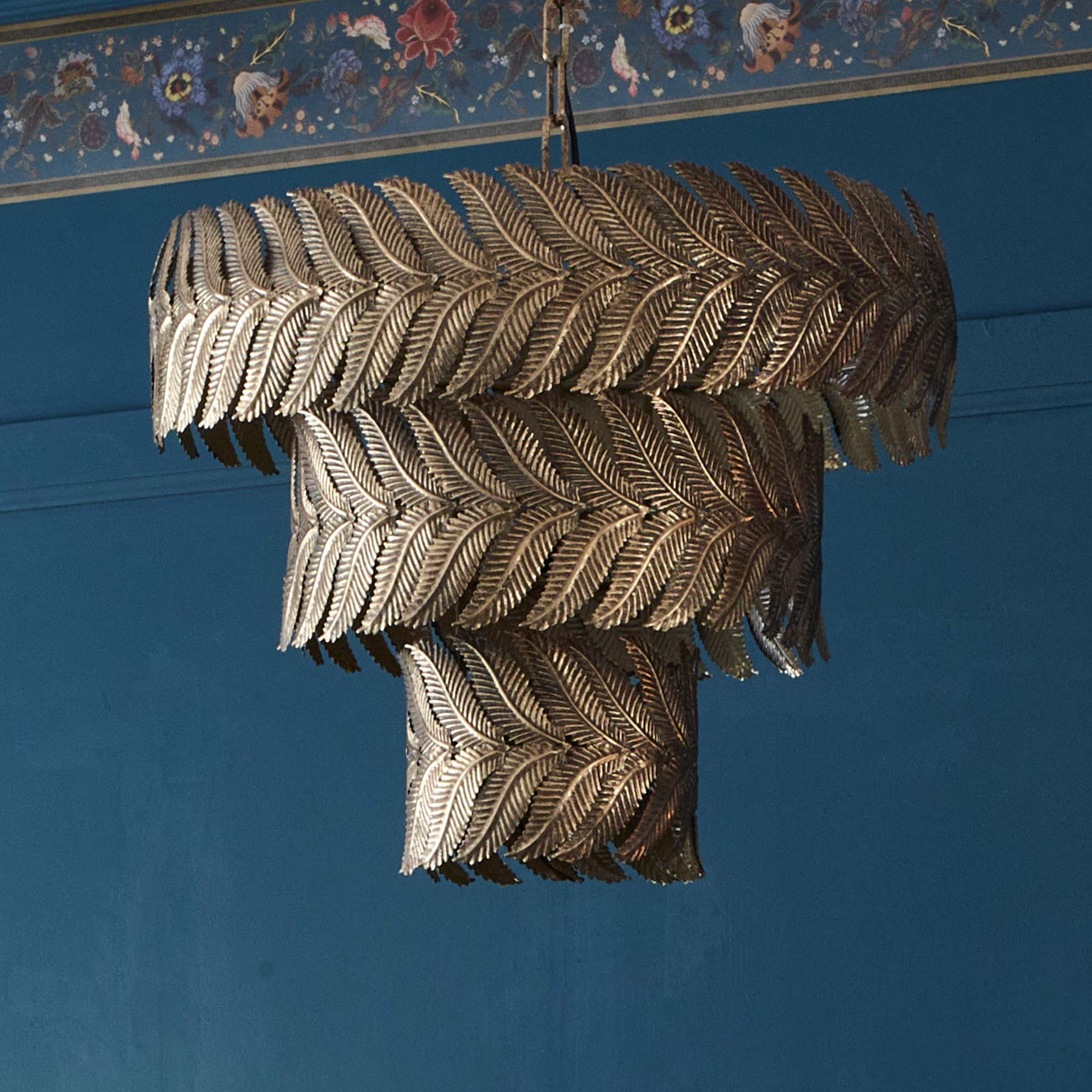 Tiered Leaves Large Pendant Light