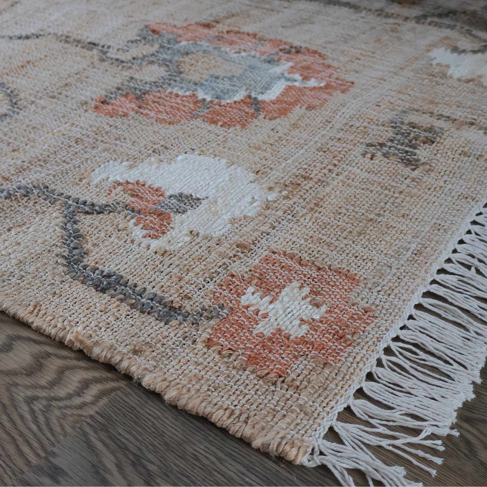 Wheat and Walnuts Woven Rug