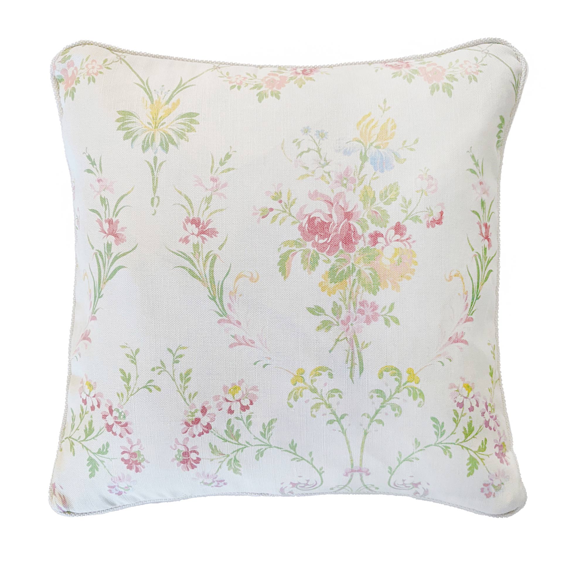 Pale Floral Cushion